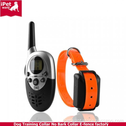 Rechargeable and Waterproof 1000m Dog Training Collar with remote for Medium or Large Dog